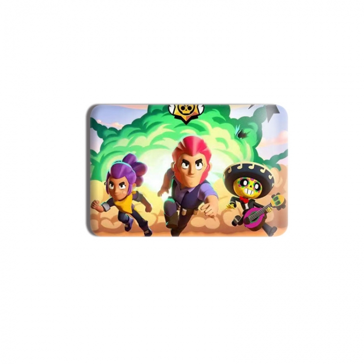Brawl Stars Anime square tinplate badge chest badge 40X60CM price for 5 pcs