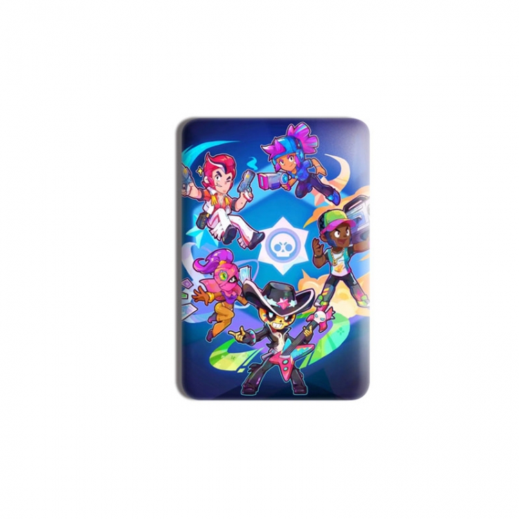Brawl Stars Anime square tinplate badge chest badge 40X60CM price for 5 pcs
