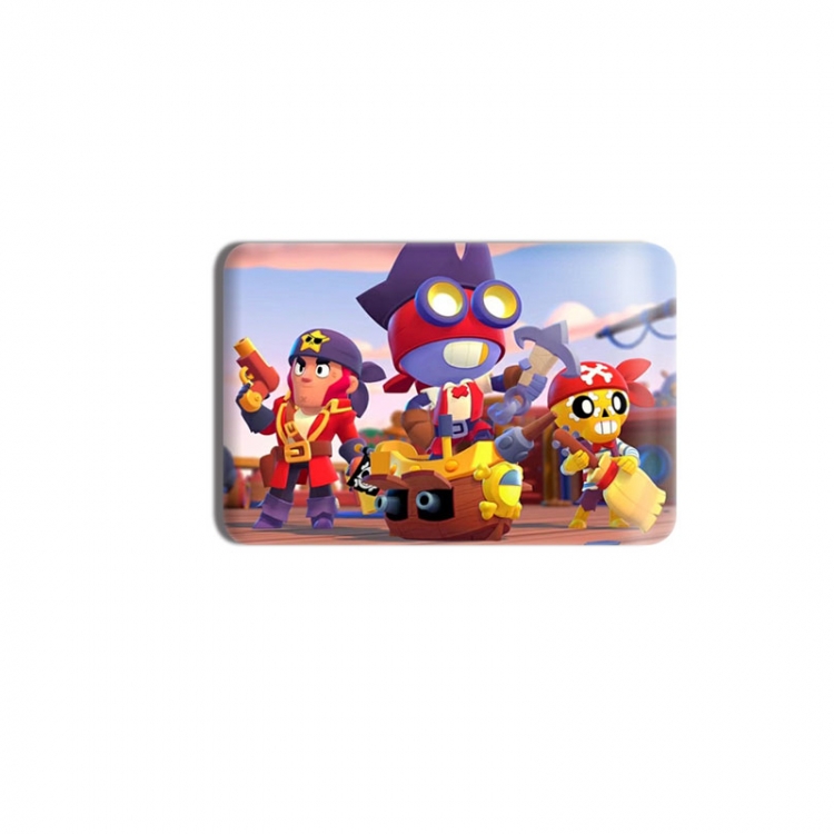 Brawl Stars Anime square tinplate badge chest badge 40X60CM price for 5 pcs