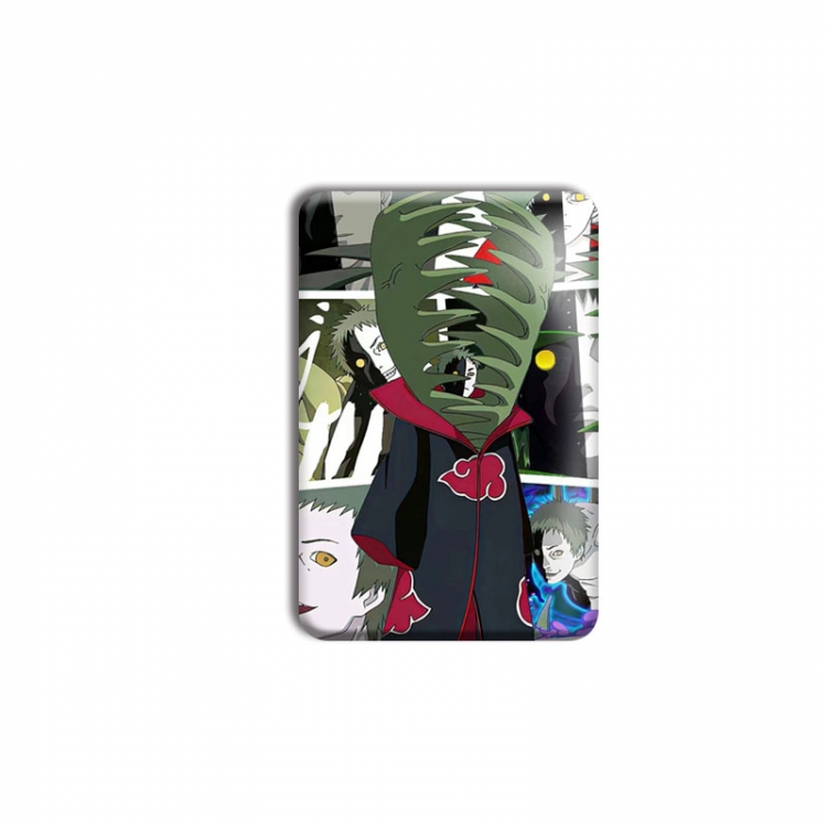 Naruto Anime square tinplate badge chest badge 40X60CM price for 5 pcs