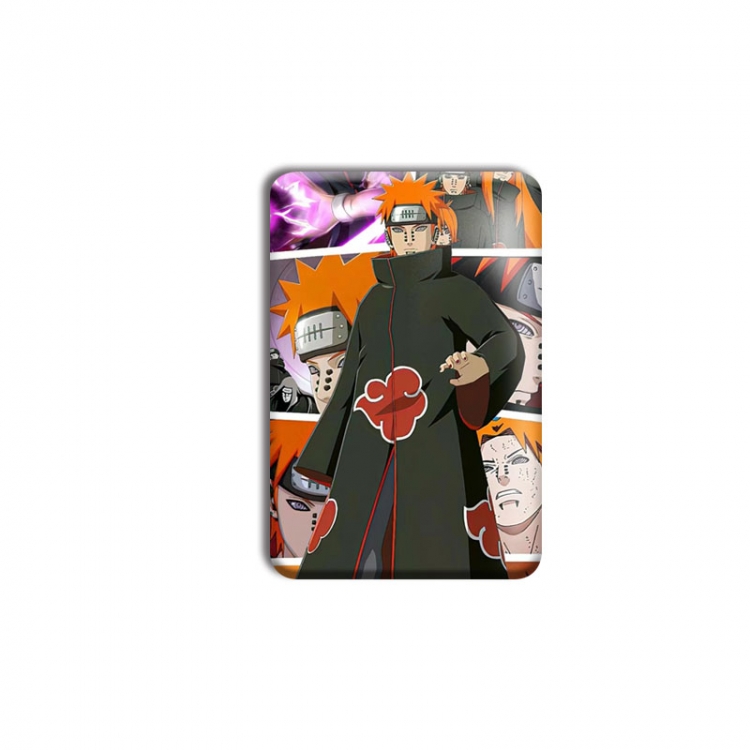 Naruto Anime square tinplate badge chest badge 40X60CM price for 5 pcs
