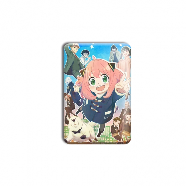SPY×FAMIL Anime square tinplate badge chest badge 40X60CM price for 5 pcs