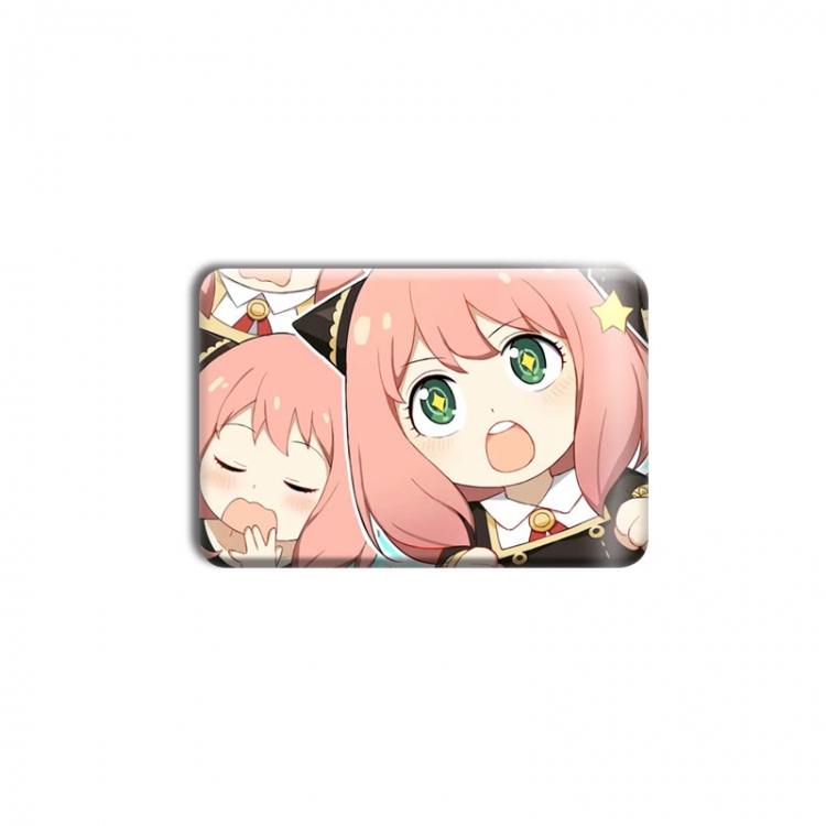 SPY×FAMIL Anime square tinplate badge chest badge 40X60CM price for 5 pcs