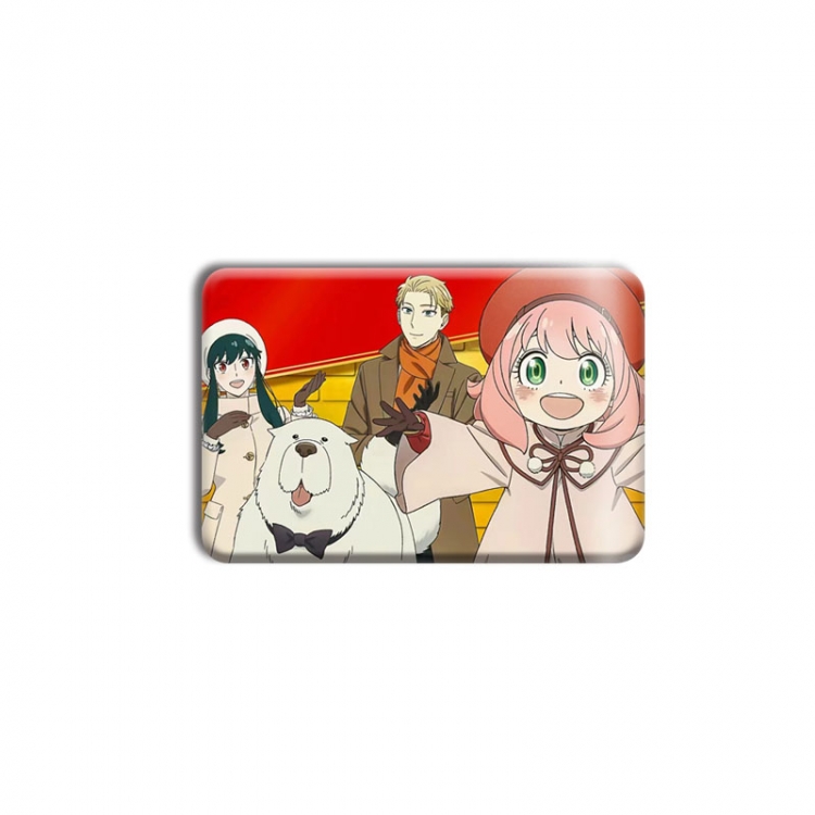 SPY×FAMIL Anime square tinplate badge chest badge 40X60CM price for 5 pcs