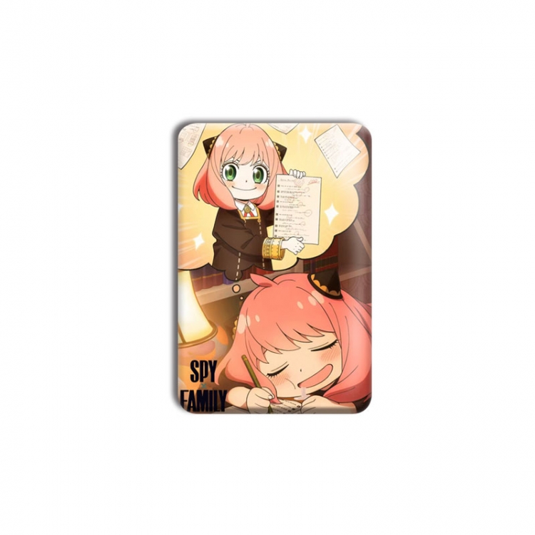 SPY×FAMIL Anime square tinplate badge chest badge 40X60CM price for 5 pcs