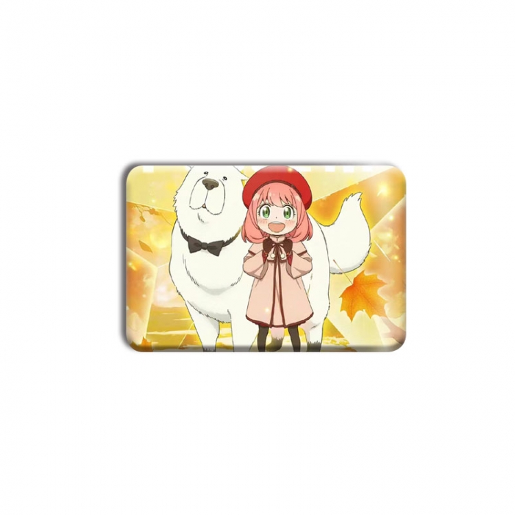 SPY×FAMIL Anime square tinplate badge chest badge 40X60CM price for 5 pcs