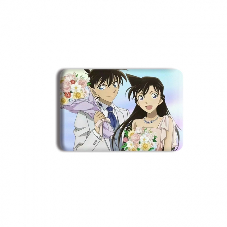 Detective conan Anime square tinplate badge chest badge 40X60CM price for 5 pcs