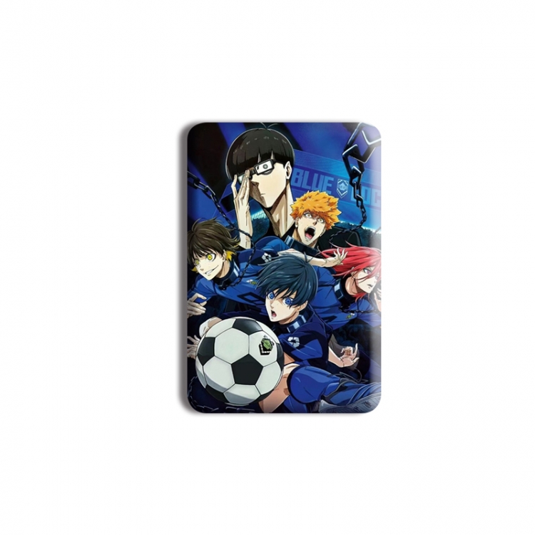 BLUE LOCK Anime square tinplate badge chest badge 40X60CM price for 5 pcs