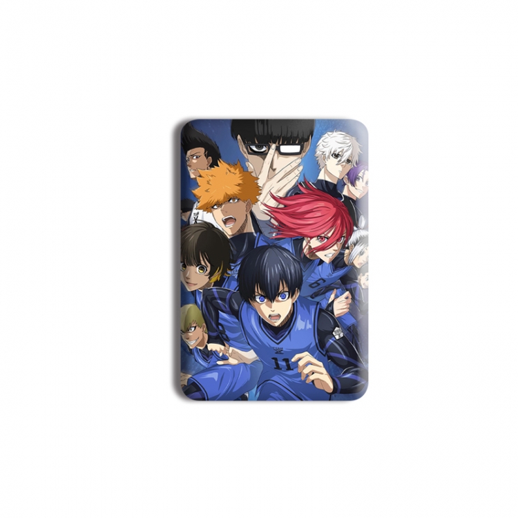BLUE LOCK Anime square tinplate badge chest badge 40X60CM price for 5 pcs
