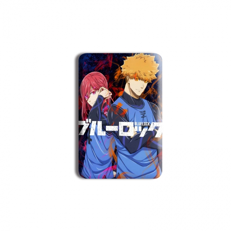 BLUE LOCK Anime square tinplate badge chest badge 40X60CM price for 5 pcs