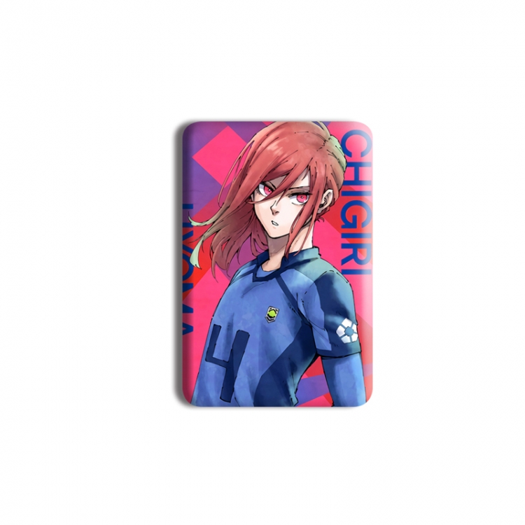 BLUE LOCK Anime square tinplate badge chest badge 40X60CM price for 5 pcs