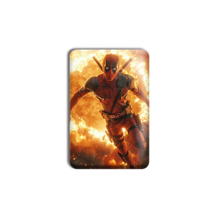 Deadpool Anime square tinplate badge chest badge 40X60CM price for 5 pcs