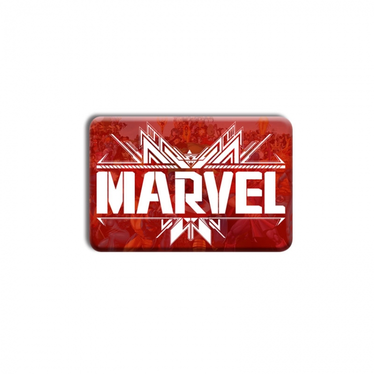 Marvel Anime square tinplate badge chest badge 40X60CM price for 5 pcs