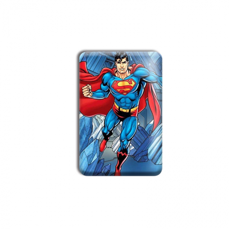 Superman Anime square tinplate badge chest badge 40X60CM price for 5 pcs