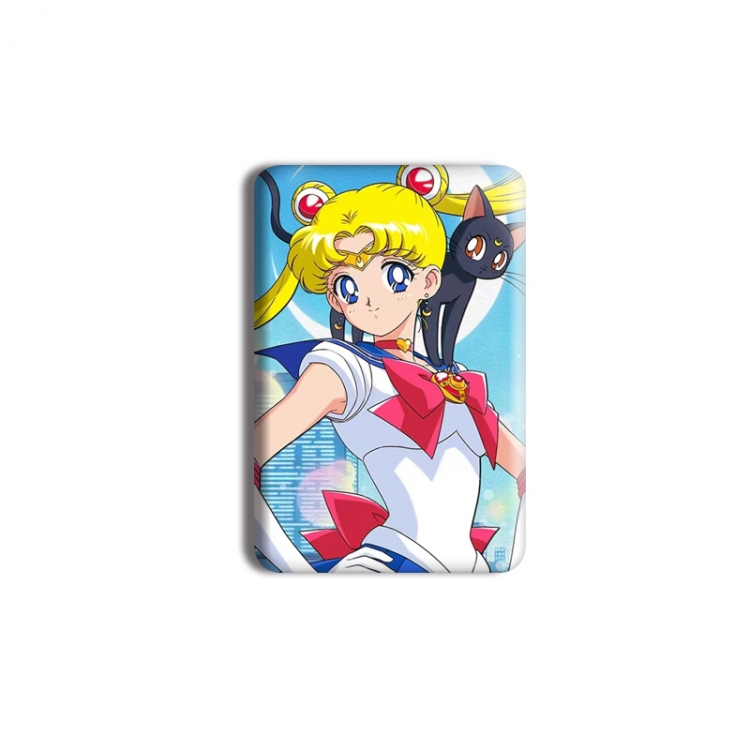 sailormoon Anime square tinplate badge chest badge 40X60CM price for 5 pcs