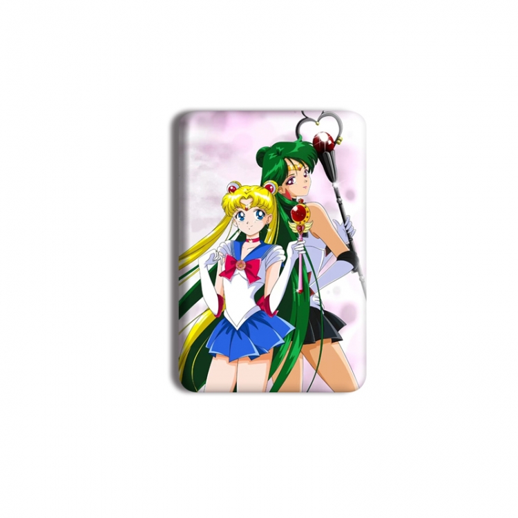 sailormoon Anime square tinplate badge chest badge 40X60CM price for 5 pcs