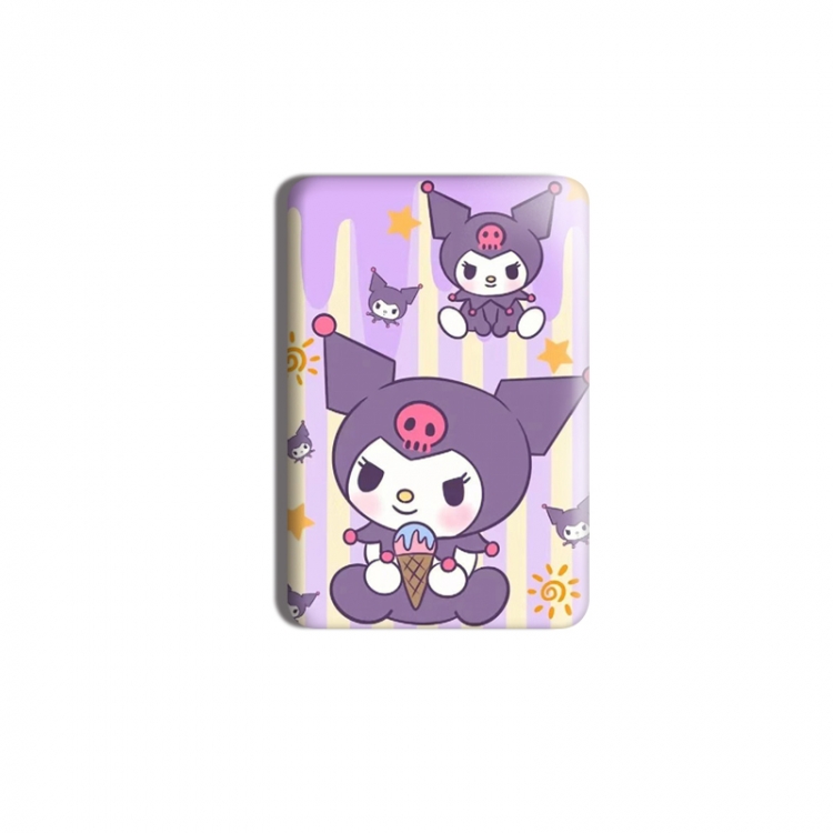 sanrio Anime square tinplate badge chest badge 4X6CM price for 5 pcs