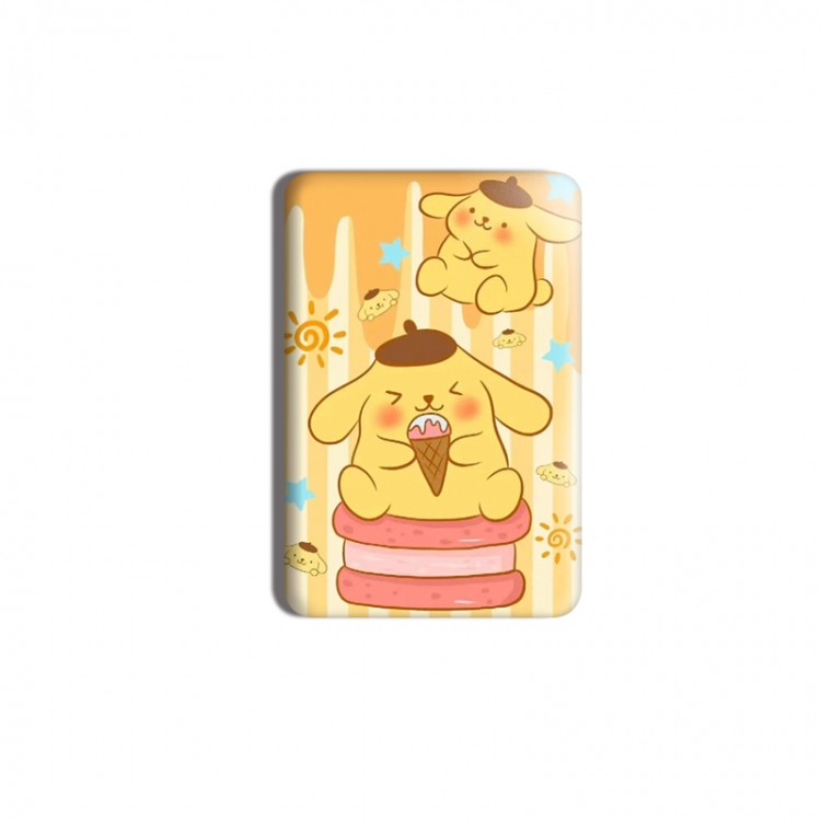 sanrio Anime square tinplate badge chest badge 4X6CM price for 5 pcs