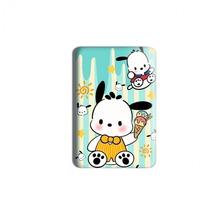 sanrio Anime square tinplate badge chest badge 4X6CM price for 5 pcs