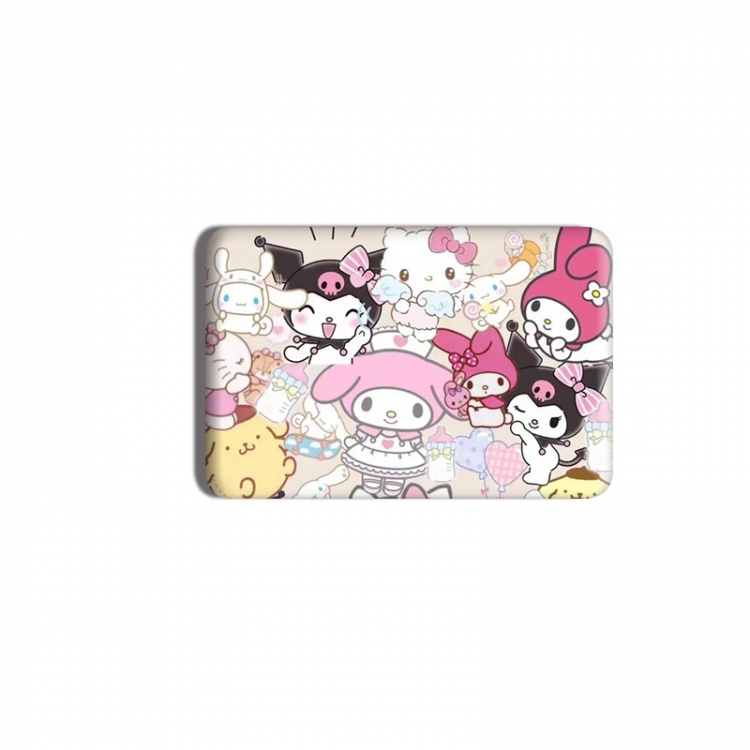 sanrio Anime square tinplate badge chest badge 4X6CM price for 5 pcs