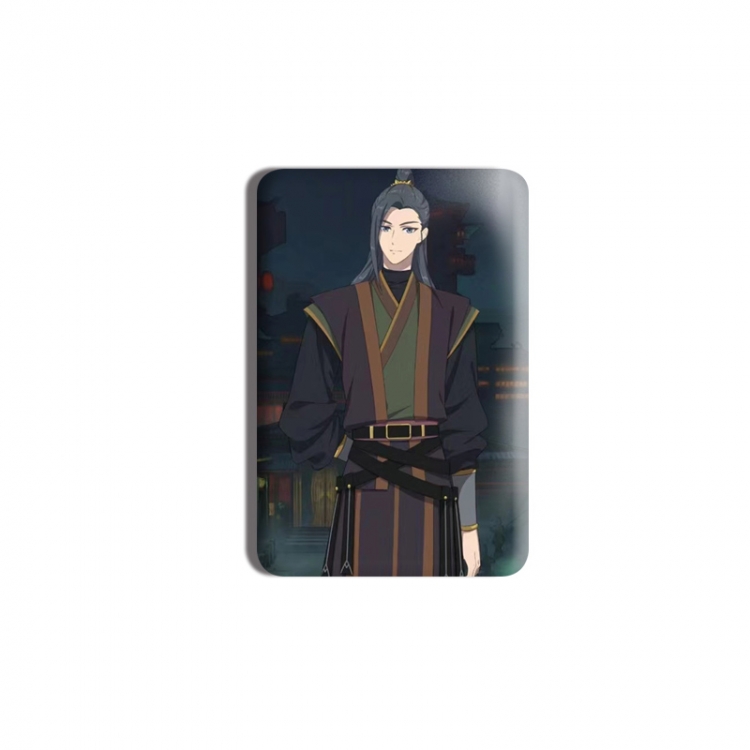 Heaven Official's Blessing Anime square tinplate badge chest badge 4X6CM  price for 5 pcs