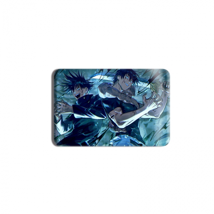 Jujutsu Kaisen Anime square tinplate badge chest badge 4X6CM price for 5 pcs