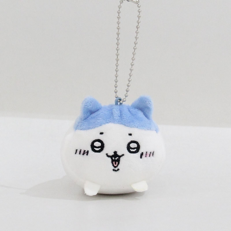 Crouching style self deprecating bear Elastic fabric/PP cotton plush toy pendant 8x7x6cm