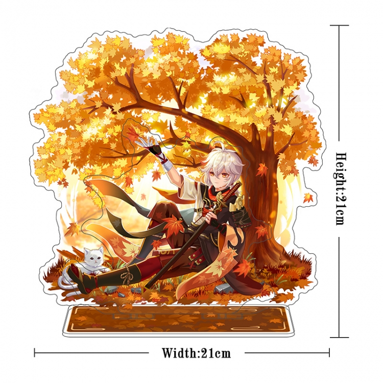 Genshin Impact Acrylic interlayer technology double-sided Standing Plates stand figure 21CM
