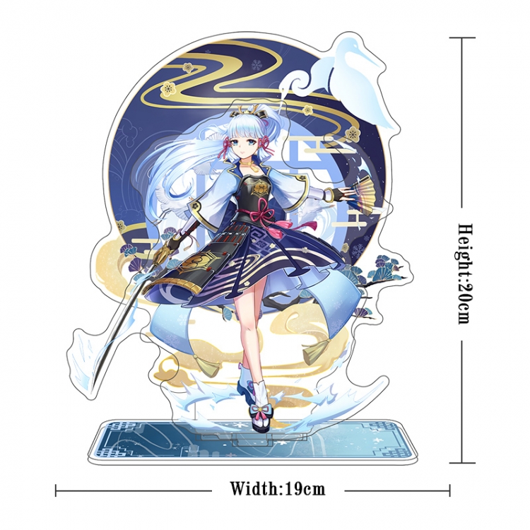 Genshin Impact Acrylic interlayer technology double-sided Standing Plates  stand figure 21CM