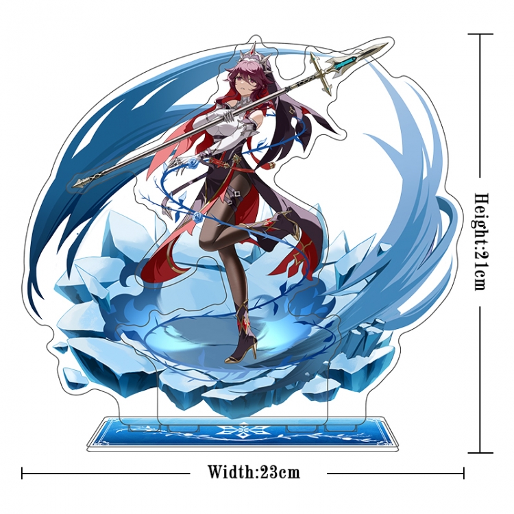 Genshin Impact Acrylic interlayer technology double-sided Standing Plates  stand figure 21CM