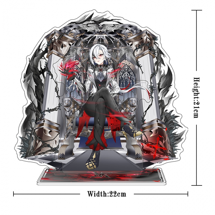 Genshin Impact Acrylic interlayer technology double-sided Standing Plates  stand figure 21CM