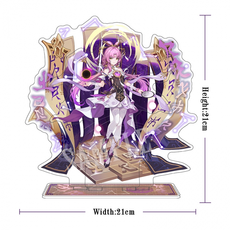 Honkai: Star Rail Acrylic interlayer technology double-sided Standing Plates stand figure 21CM
