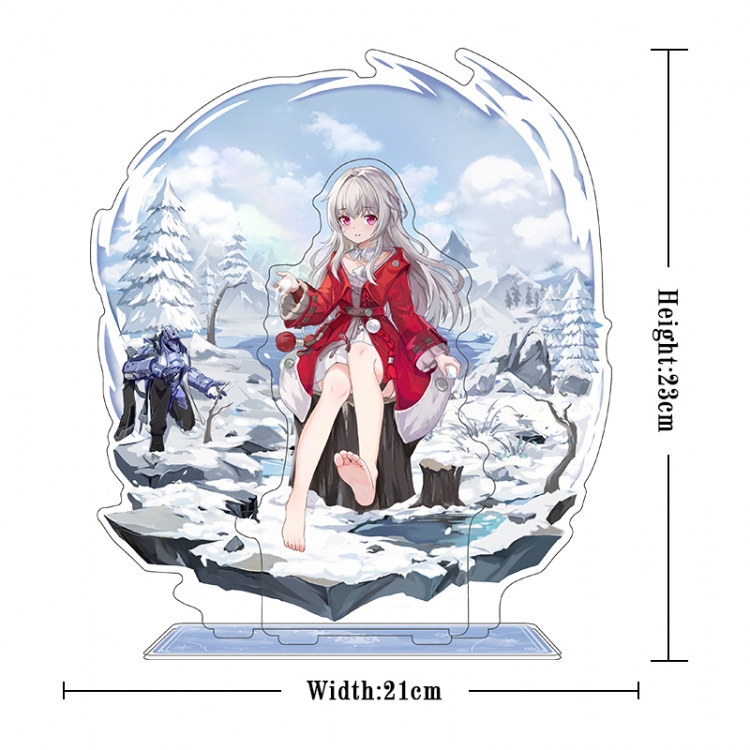 Honkai: Star Rail Acrylic interlayer technology double-sided Standing Plates stand figure 21CM