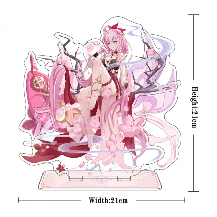 Honkai: Star Rail Acrylic interlayer technology double-sided Standing Plates stand figure 21CM