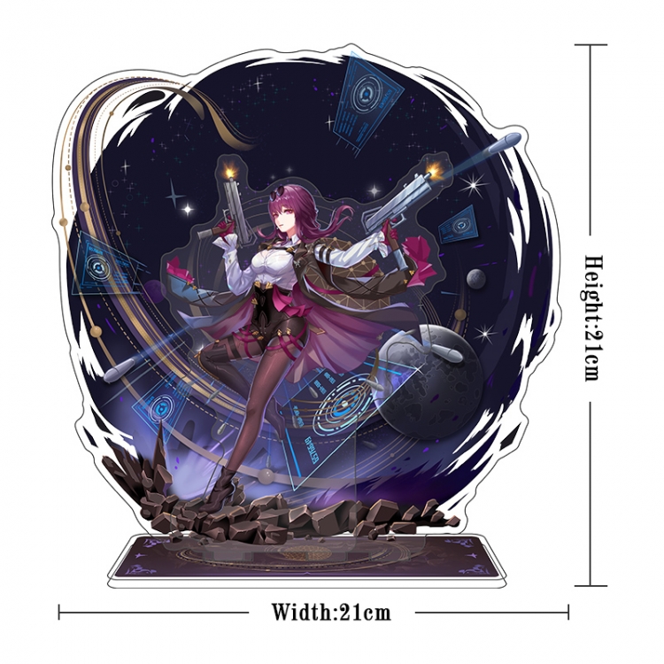 Honkai: Star Rail Acrylic interlayer technology double-sided Standing Plates stand figure 21CM