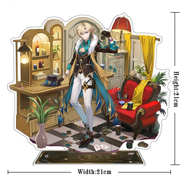 Honkai: Star Rail Acrylic interlayer technology double-sided Standing Plates stand figure 21CM