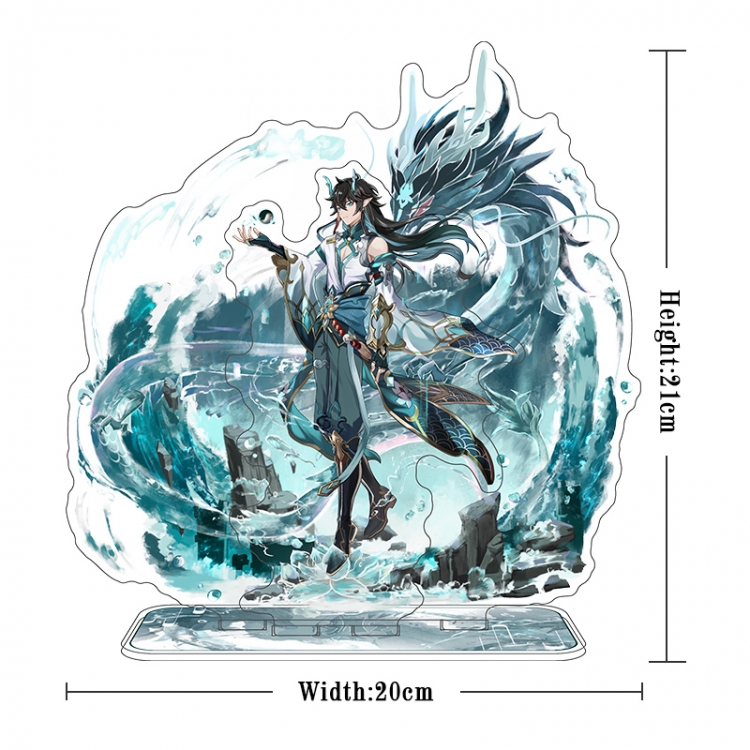 Honkai: Star Rail Acrylic interlayer technology double-sided Standing Plates stand figure 21CM