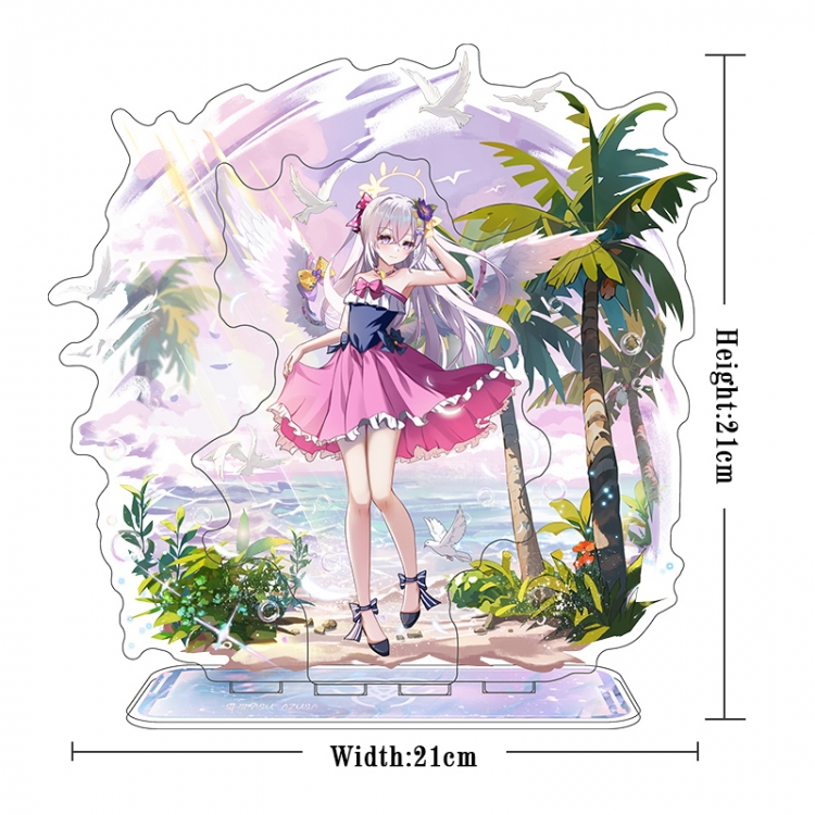Blue Archive Acrylic interlayer technology double-sided Standing Plates stand figure 21CM