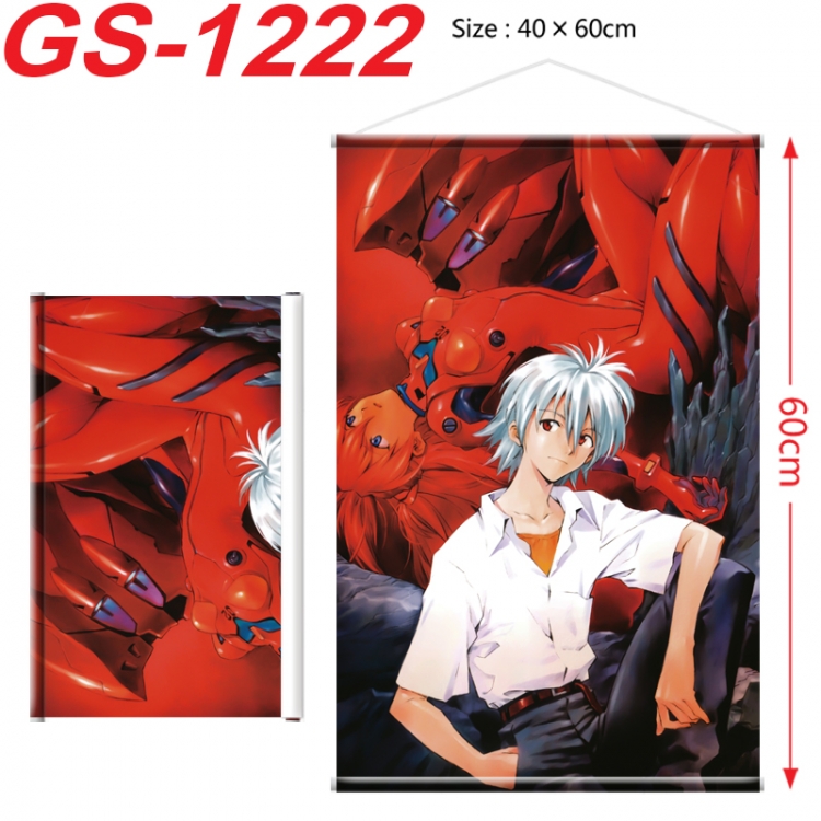 EVA  Anime digital printed pole style hanging picture Wall Scroll 40x60cm