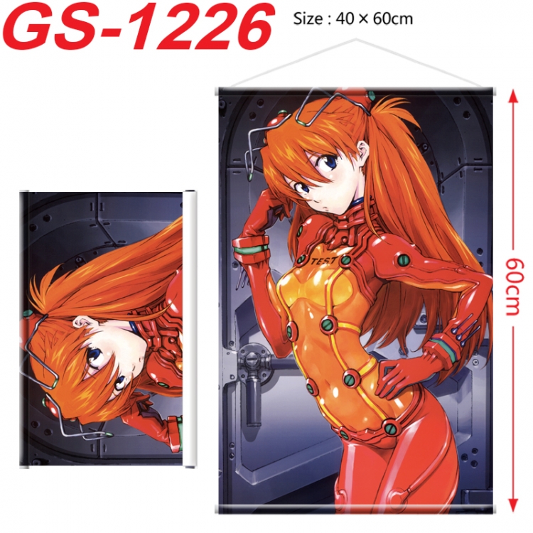 EVA  Anime digital printed pole style hanging picture Wall Scroll 40x60cm
