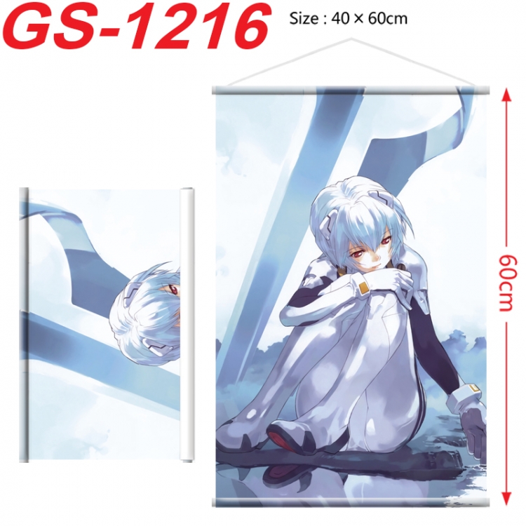 EVA  Anime digital printed pole style hanging picture Wall Scroll 40x60cm