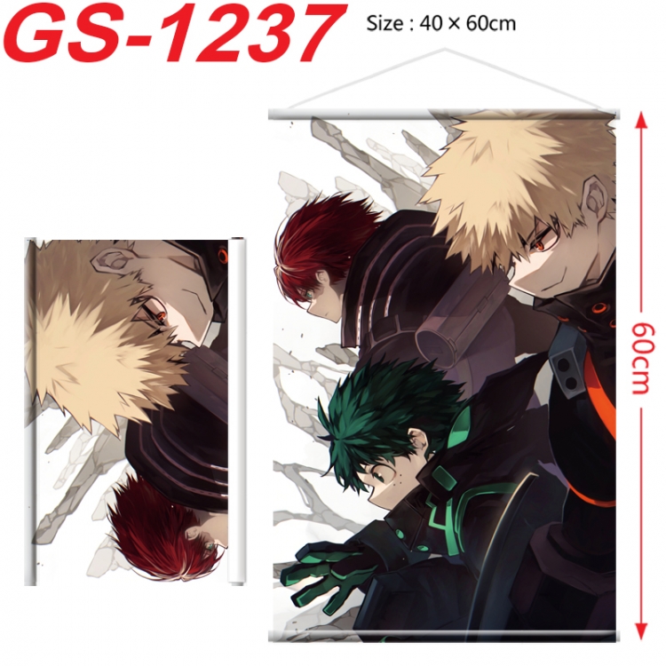 My Hero Academia Anime digital printed pole style hanging picture Wall Scroll 40x60cm