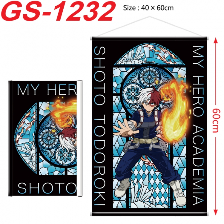 My Hero Academia Anime digital printed pole style hanging picture Wall Scroll 40x60cm