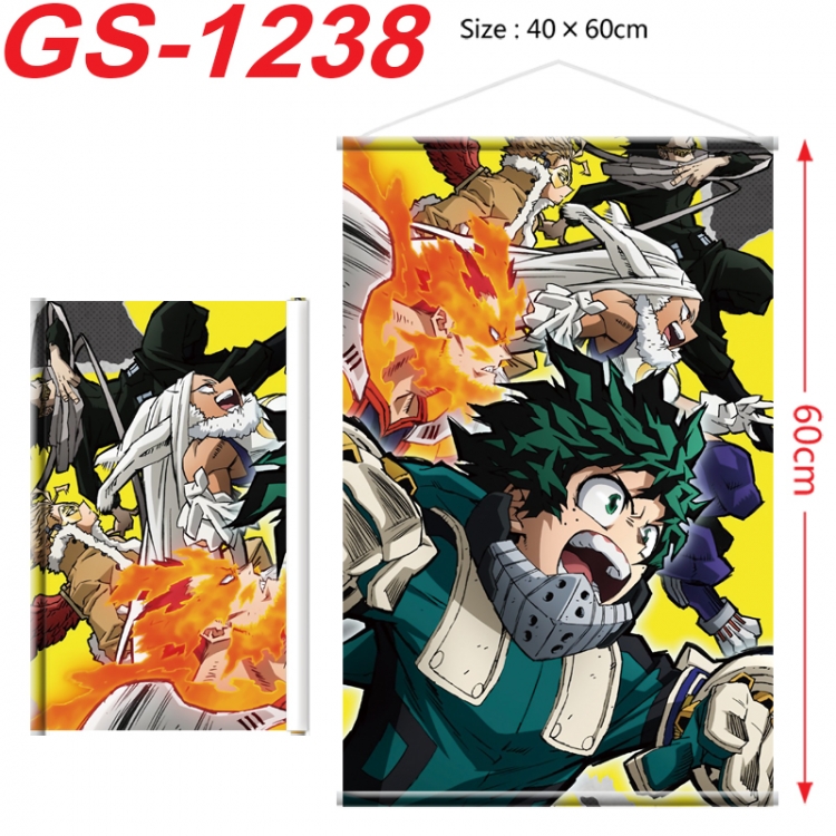 My Hero Academia Anime digital printed pole style hanging picture Wall Scroll 40x60cm