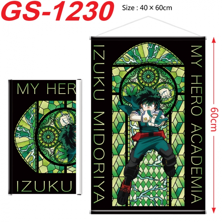 My Hero Academia Anime digital printed pole style hanging picture Wall Scroll 40x60cm