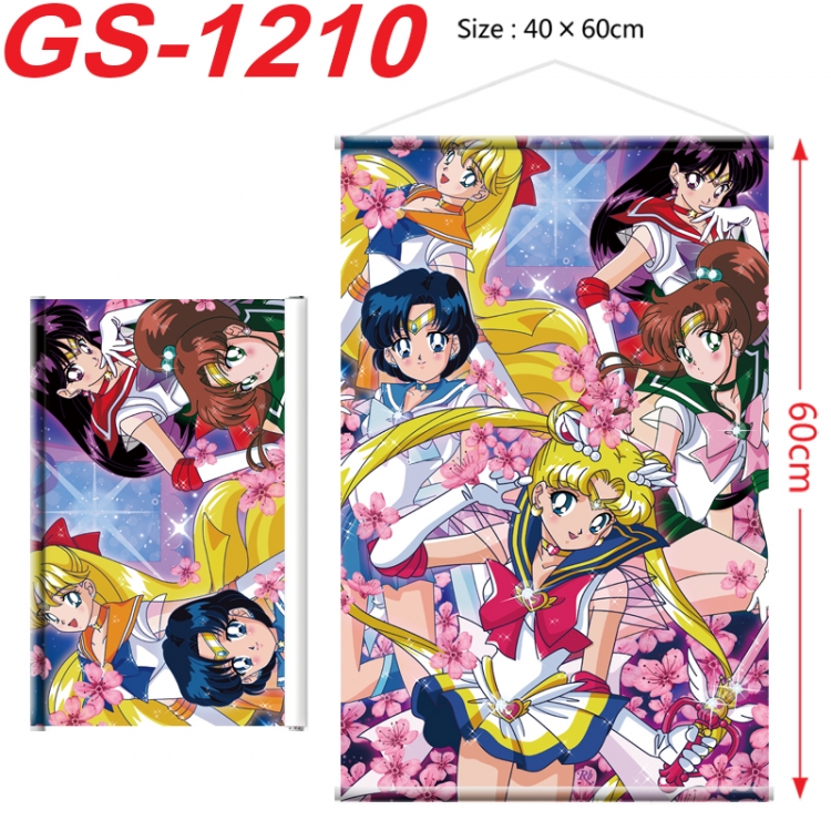 sailormoon Anime digital printed pole style hanging picture Wall Scroll 40x60cm