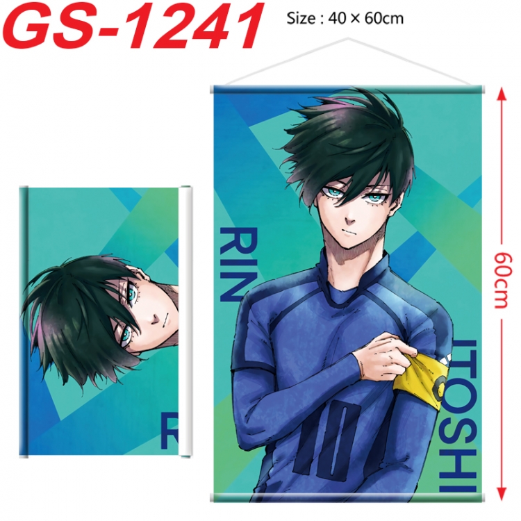 BLUE LOCK Anime digital printed pole style hanging picture Wall Scroll 40x60cm