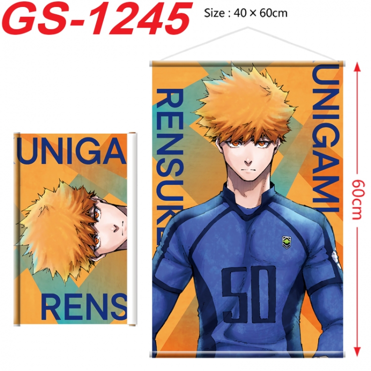 BLUE LOCK Anime digital printed pole style hanging picture Wall Scroll 40x60cm