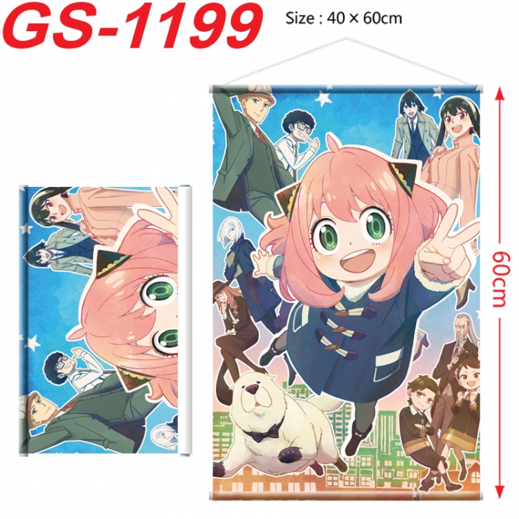 SPY×FAMILY Anime digital printed pole style hanging picture Wall Scroll 40x60cm