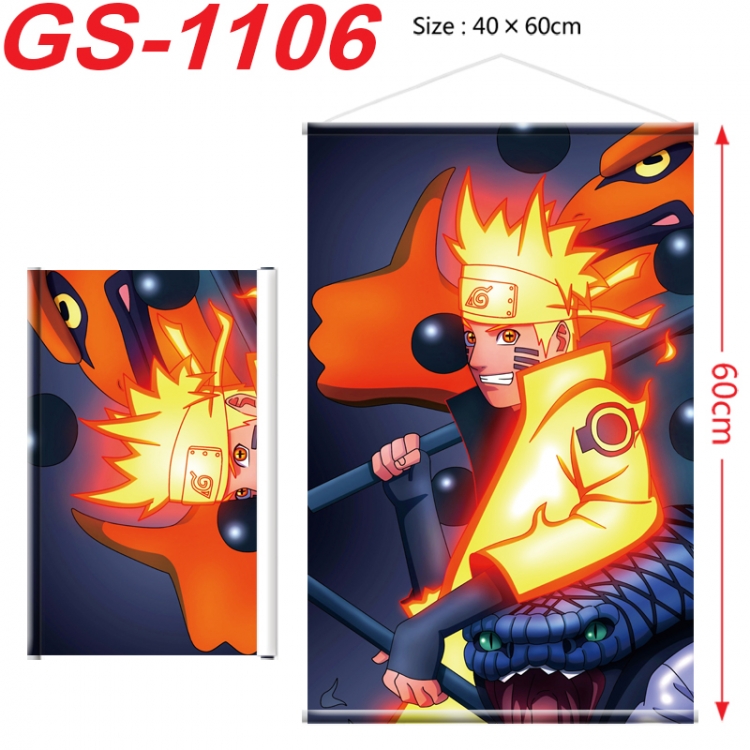 Naruto Anime digital printed pole style hanging picture Wall Scroll 40x60cm